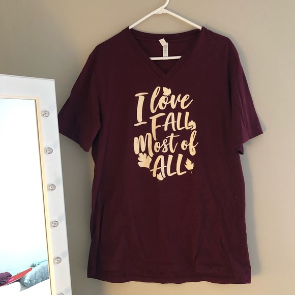Fall quote Tee - Picture 1 of 3